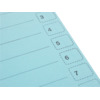 Trennblatt A4 blau DONAU 8611001-10 Produktbild Detaildarstellung S