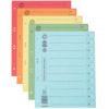 Trennblatt A4 sortiert DONAU 8611001S-99 Produktbild